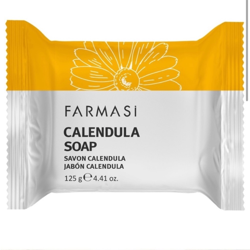 Farmasi Calendula Soap - Bright Yellow and White